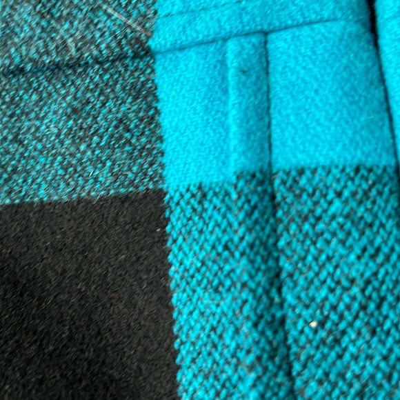 Banana Republic black and turquoise A line skirt size 8 - Picture 10 of 15